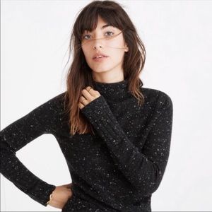 Madewell speckled mockneck